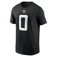 T-shirt Nike Calvin Ridley pour homme, noir, nom et numéro du joueur des Jacksonville Jaguars