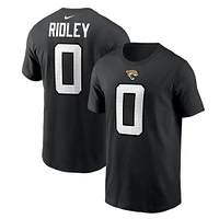 Men's Nike Calvin Ridley Black Jacksonville Jaguars Player Name & Number T-Shirt