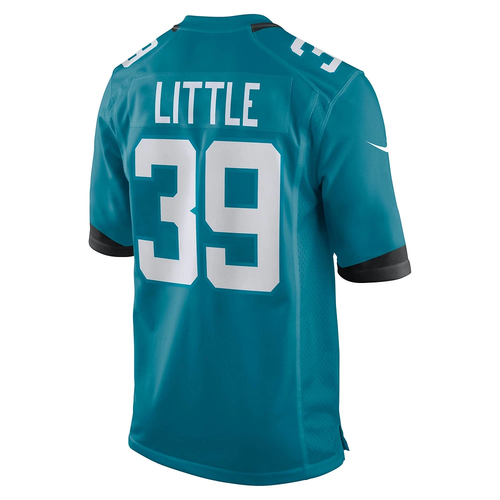 Maillot de match Nike Cam Little Teal Jacksonville Jaguars pour homme