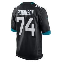 Men's Nike Cam Robinson Black Jacksonville Jaguars Game Jersey