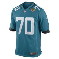 Men's Nike Cole Van Lanen Teal Jacksonville Jaguars Game Player Jersey