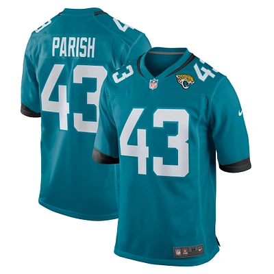 Men's Nike Derek Parish  Teal Jacksonville Jaguars Game Jersey