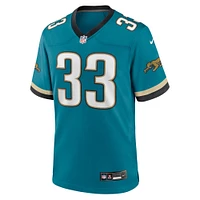 Maillot Nike Devin Lloyd Teal Jacksonville Jaguars Prowler Throwback Player Game pour homme