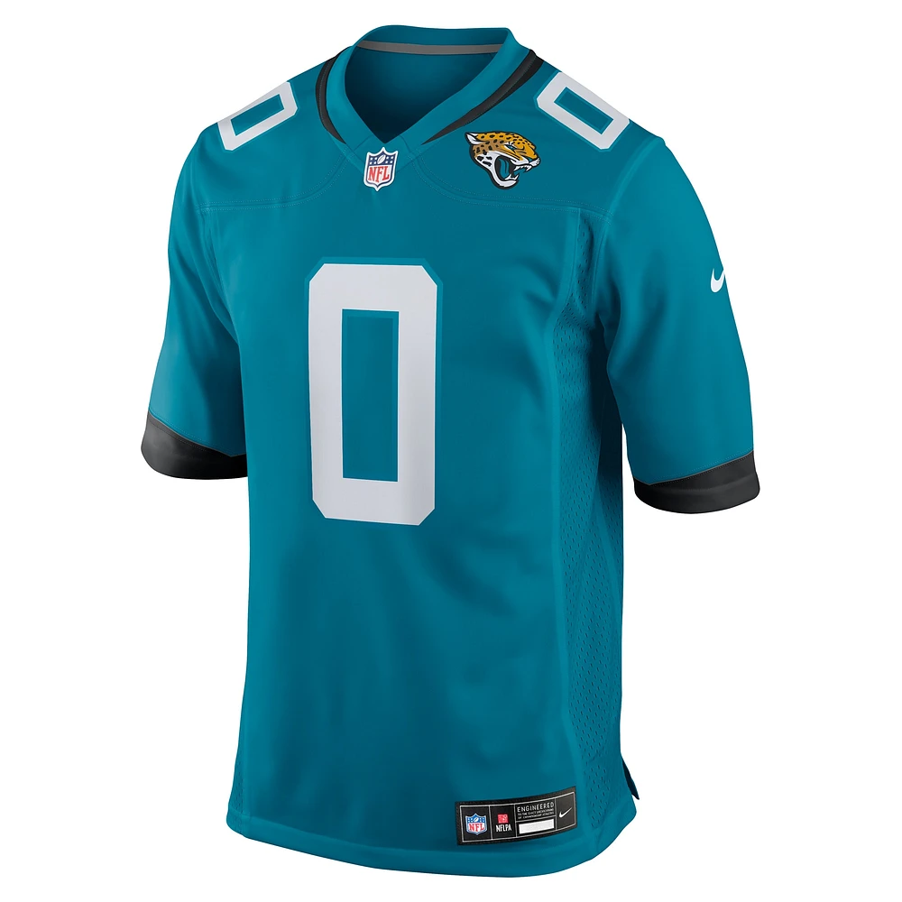 Men's Nike Devin Lloyd  Teal Jacksonville Jaguars Team Game Jersey