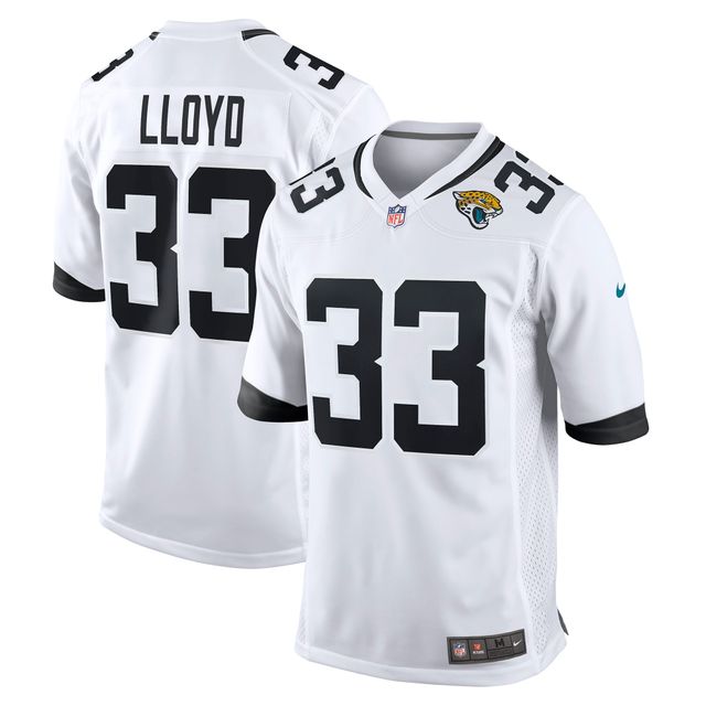 Homme Nike Devin Lloyd Blanc Jacksonville Jaguars Away Game Player Jersey