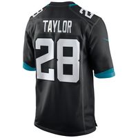 Men's Nike Fred Taylor Black Jacksonville Jaguars Game Retired Player Jersey