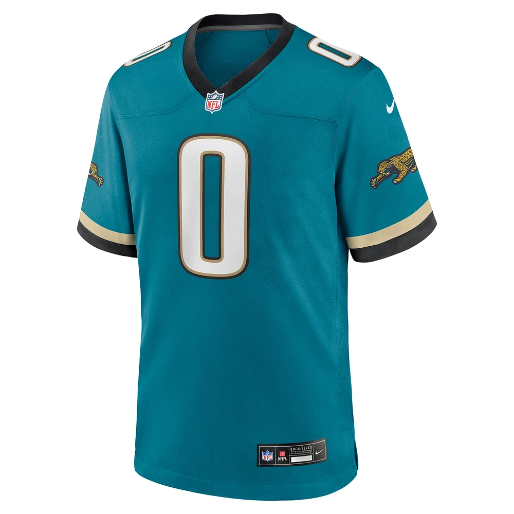 Men's Nike Gabe Davis Teal Jacksonville Jaguars Prowler Throwback Player Game Jersey