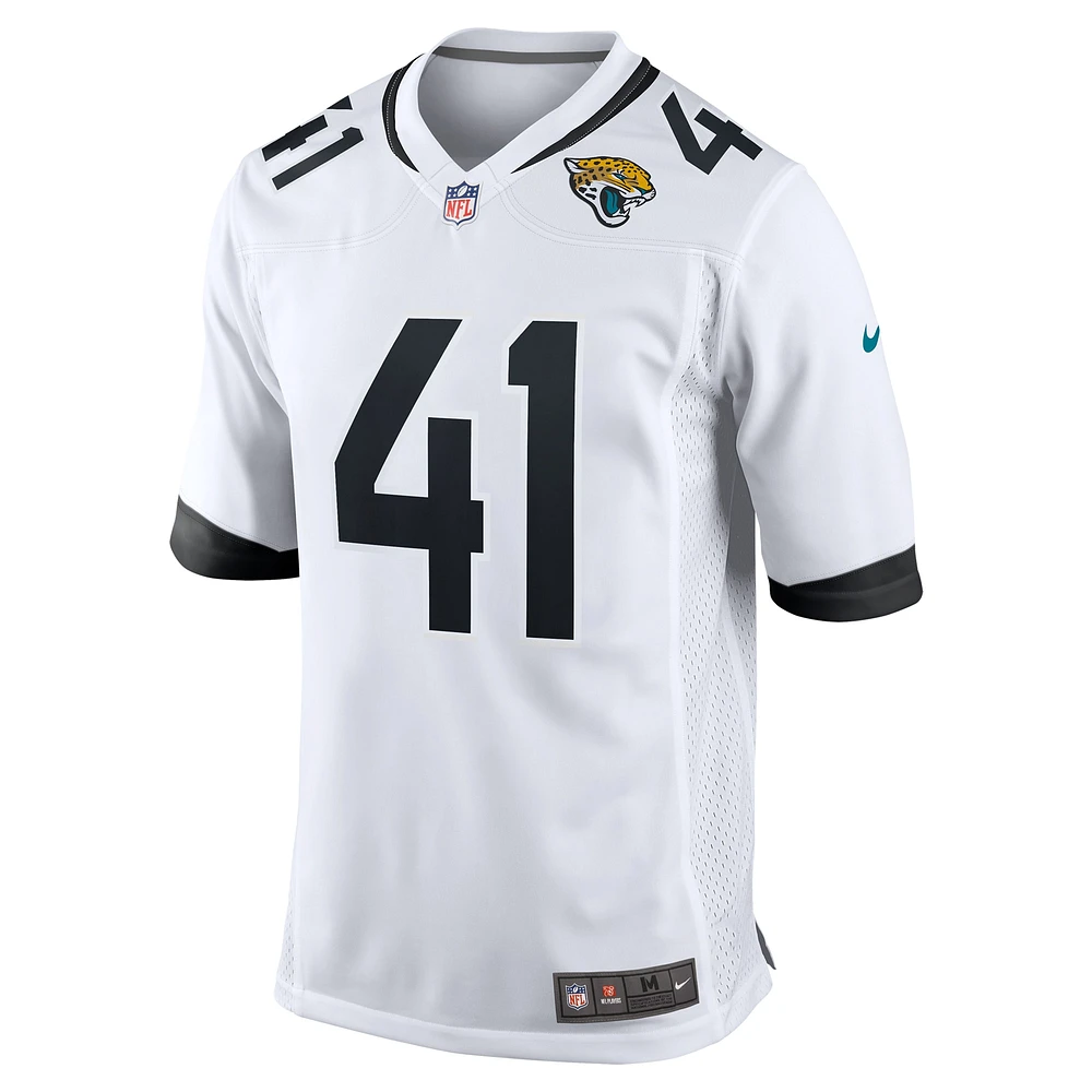 Maillot de match joueur Nike Josh Hines-Allen des Jacksonville Jaguars blanc pour homme