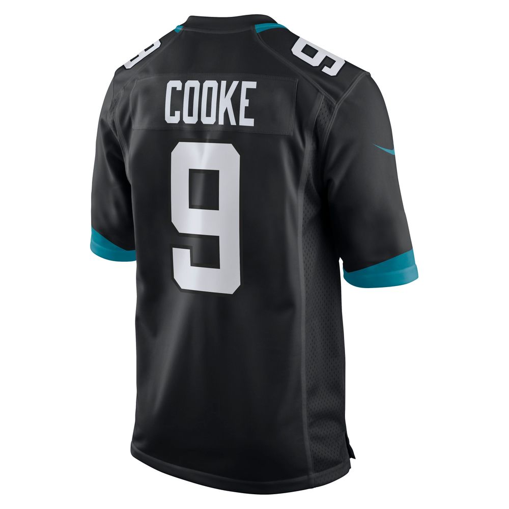 Men's Nike Logan Cooke Black Jacksonville Jaguars Game Jersey