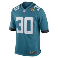 Men's Nike Montaric Brown Teal Jacksonville Jaguars Game Player Jersey