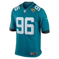 Men's Nike Ross Blacklock  Teal Jacksonville Jaguars Team Game Jersey