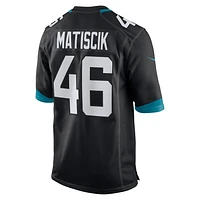 Men's Nike Ross Matiscik Black Jacksonville Jaguars Alternate Game Jersey