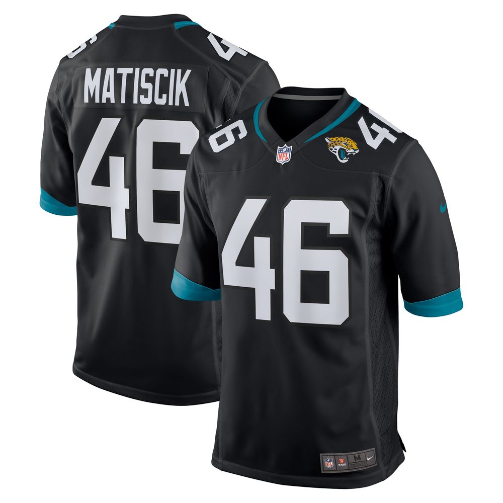 Men's Nike Ross Matiscik Black Jacksonville Jaguars Game Jersey