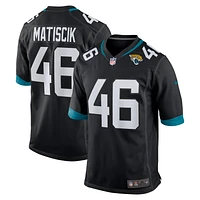 Maillot de match Nike Ross Matiscik pour hommes, noir, Jacksonville Jaguars