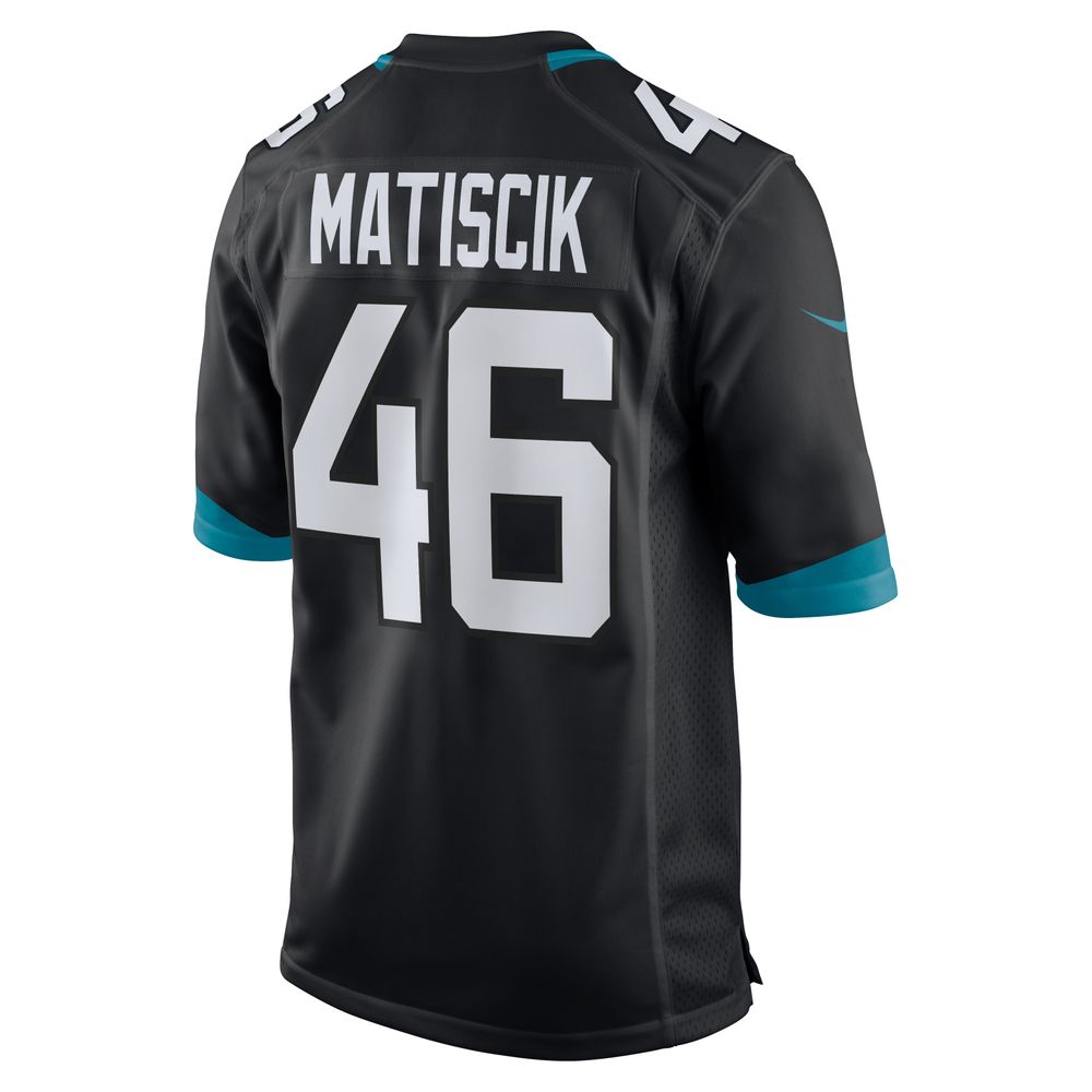 Men's Nike Ross Matiscik Black Jacksonville Jaguars Game Jersey