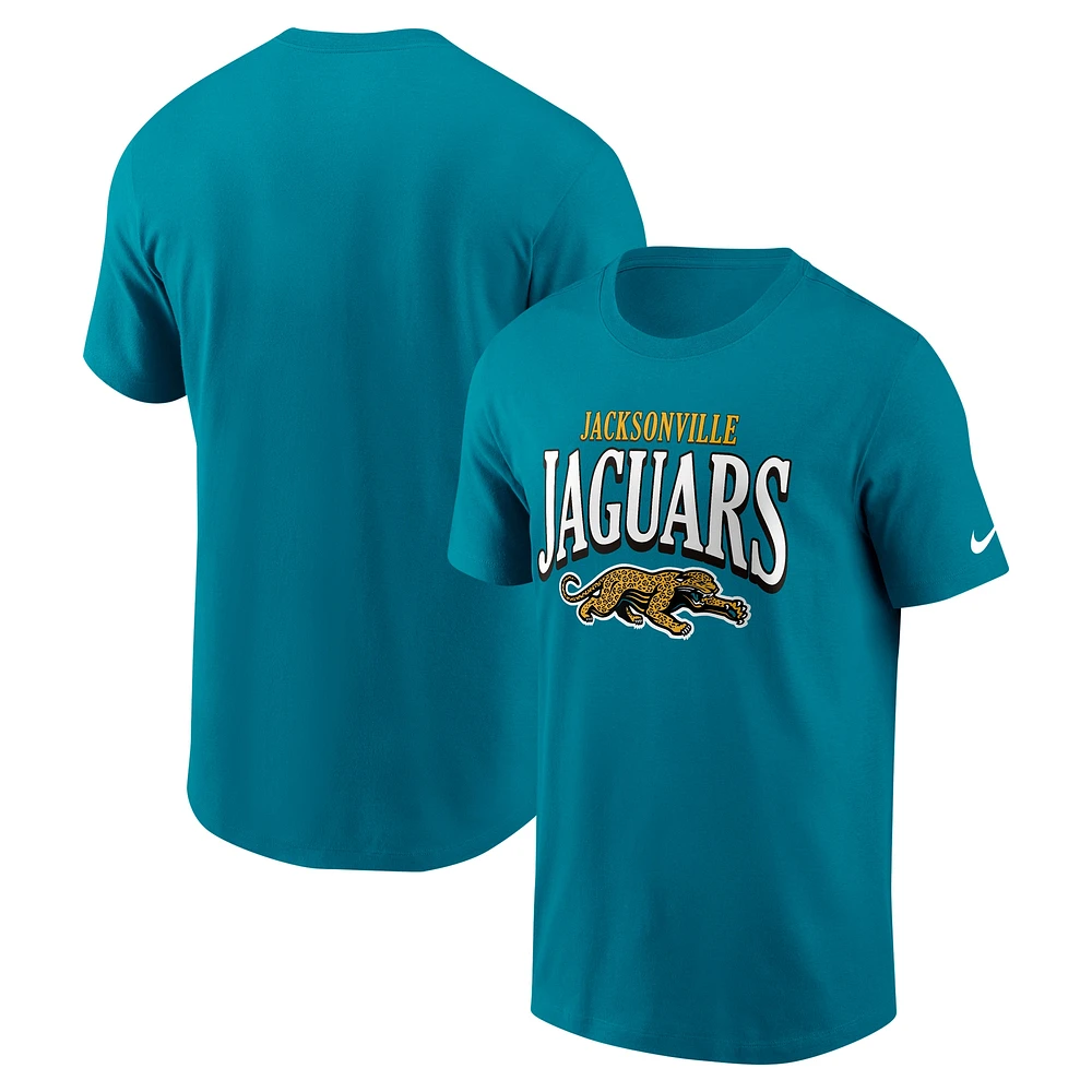 T-shirt Nike Teal Jacksonville Jaguars Essential pour homme