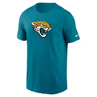 Men's Nike Teal Jacksonville Jaguars Primary Logo T-Shirt
