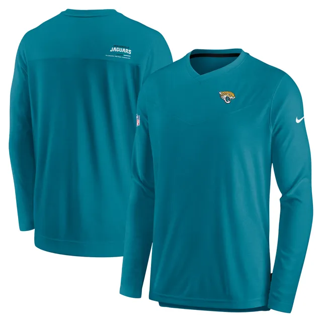 Nike Men's Dri-Fit Sideline Coach (NFL Philadelphia Eagles) Long-Sleeve Top in Green, Size: Small | 00M23JD86-0BK