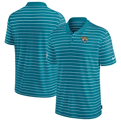 Polo Nike pour hommes, bleu sarcelle, Jacksonville Jaguars Sideline Lock Up Victory Performance