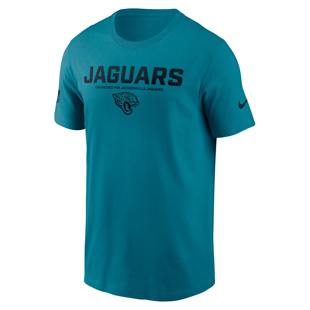 Men's Nike Teal Jacksonville Jaguars Sideline Performance T-Shirt