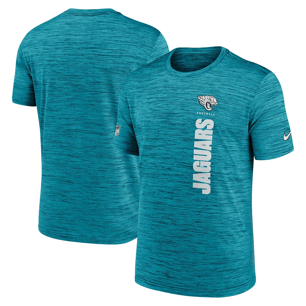 Men's Nike Teal Jacksonville Jaguars Sideline Velocity Performance T-Shirt