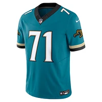 Men's Nike Tony Boselli Teal Jacksonville Jaguars Prowler Throwback Vapor F.U.S.E. Limited Retired Player Jersey