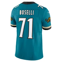 Men's Nike Tony Boselli Teal Jacksonville Jaguars Prowler Throwback Vapor F.U.S.E. Limited Retired Player Jersey