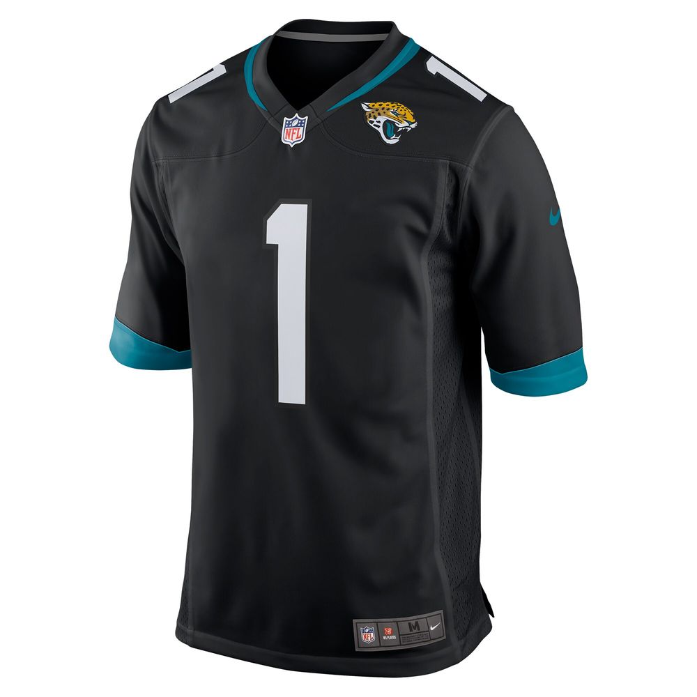 Men's Nike Travis Etienne Black Jacksonville Jaguars Game Jersey