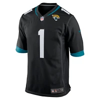 Maillot de match Nike Travis Etienne noir des Jacksonville Jaguars pour homme