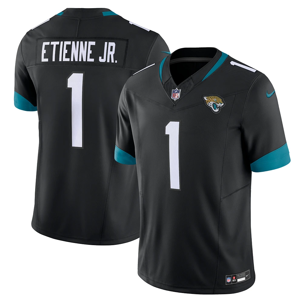 Men's Nike Travis Etienne Black Jacksonville Jaguars Vapor F.U.S.E. Limited Jersey