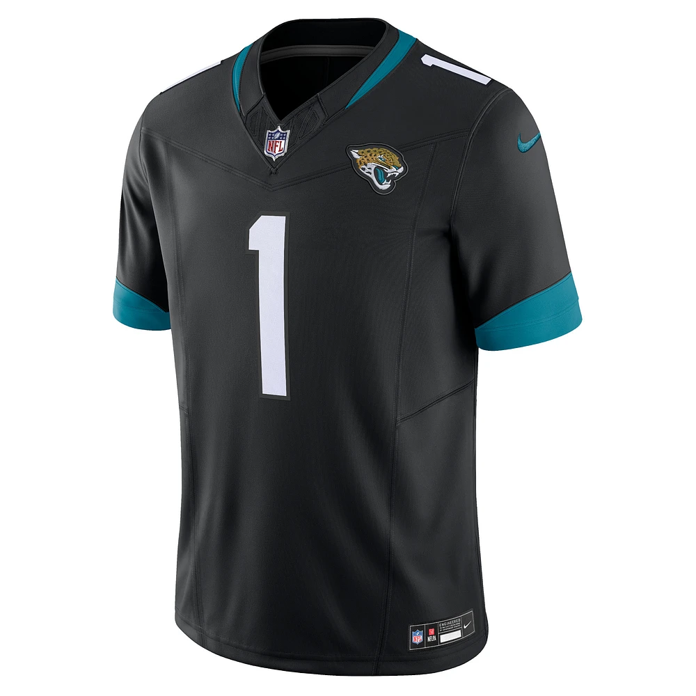 Nike Travis Etienne Noir Jacksonville Jaguars Vapor F.U.S.E. Maillot limité