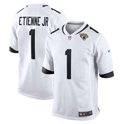 Men's Nike Travis Etienne Jr. White Jacksonville Jaguars Game Player Jersey