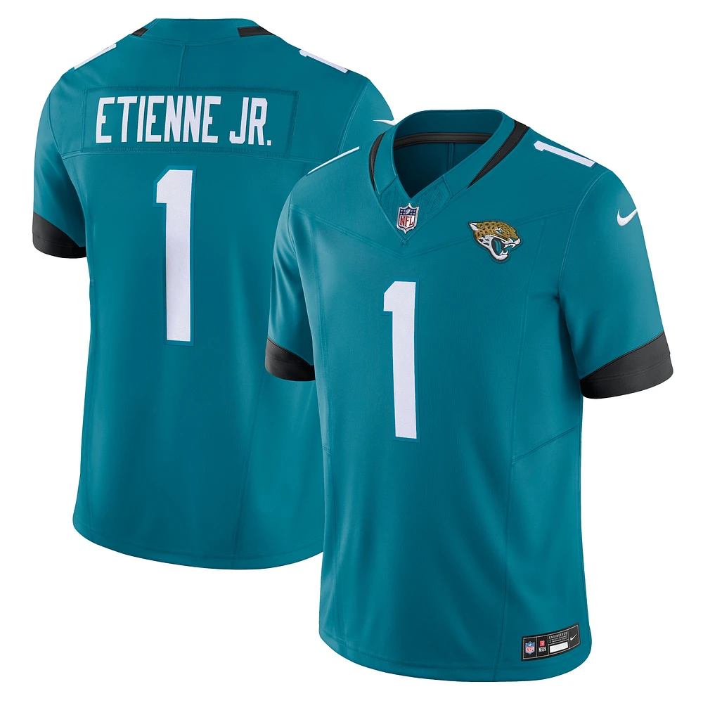 Men's Nike Travis Etienne Teal Jacksonville Jaguars Vapor F.U.S.E. Limited Jersey