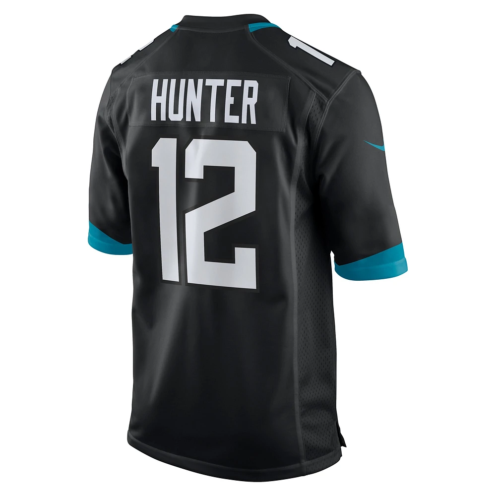 Men's Nike Travis Hunter Black Jacksonville Jaguars 2025 NFL Draft First Round Pick Alternate Game Player Jersey