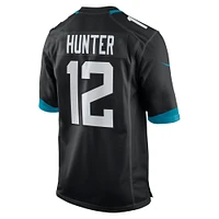 Men's Nike Travis Hunter Black Jacksonville Jaguars 2025 NFL Draft First Round Pick Alternate Game Player Jersey