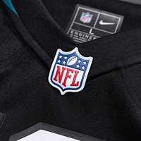 Men's Nike Travis Hunter Black Jacksonville Jaguars 2025 NFL Draft First Round Pick Alternate Game Player Jersey