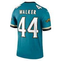 Haut de performance pour joueur Nike Travon Walker Teal Jacksonville Jaguars Alternate Legend homme