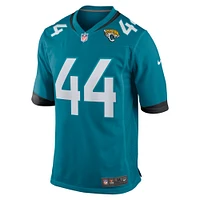 Maillot de match joueur des Jacksonville Jaguars Nike Travon Walker pour homme - Bleu sarcelle