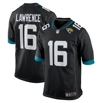 Maillot de match joueur alternatif des Jacksonville Jaguars Nike Trevor Lawrence noir pour homme