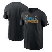 Men's Nike Trevor Lawrence Black Jacksonville Jaguars Player Graphic T-Shirt