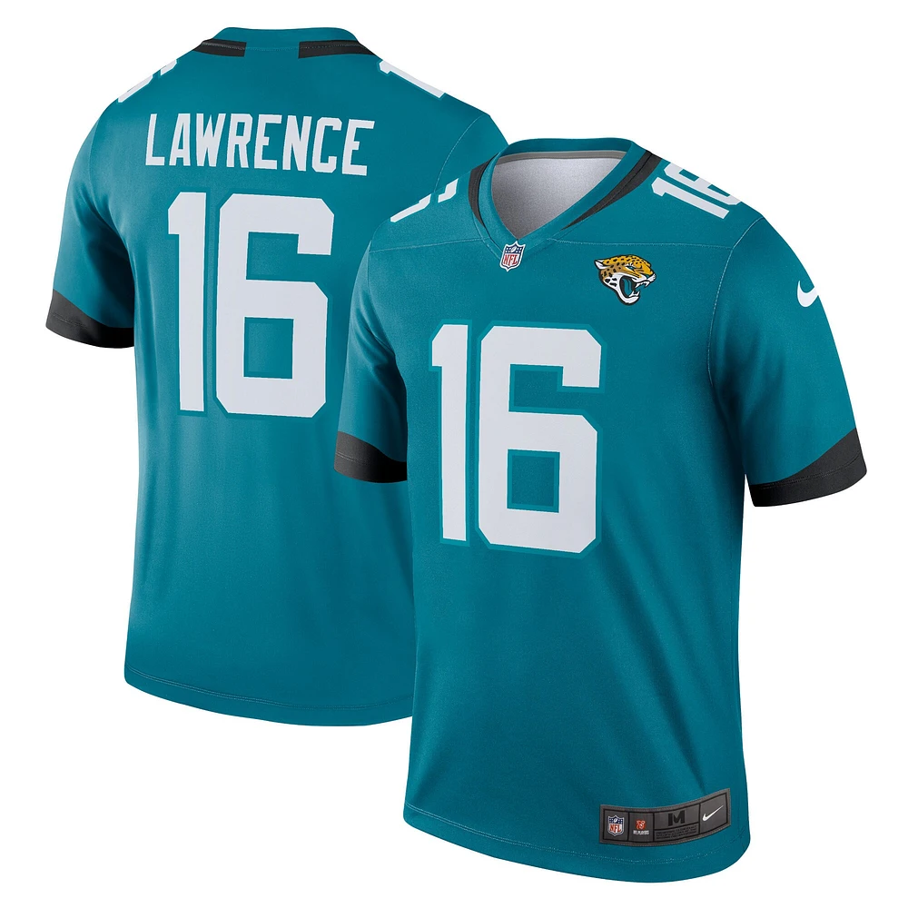 Maillot Nike Trevor Lawrence bleu sarcelle pour homme des Jaguars de Jacksonville