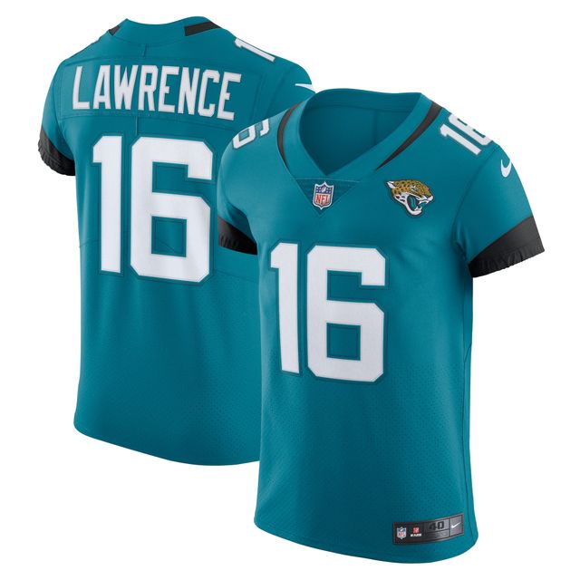 Maillot Nike Trevor Lawrence pour homme, bleu sarcelle, Jacksonville Jaguars Vapor Elite