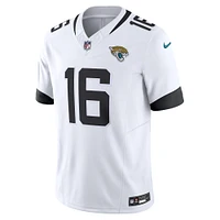 Nike Trevor Lawrence pour homme Blanc Jacksonville Jaguars Vapor F.U.S.E. Maillot limité