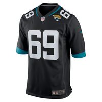 Men's Nike Tyler Shatley Black Jacksonville Jaguars Game Jersey