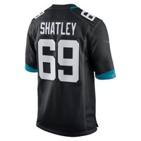 Men's Nike Tyler Shatley Black Jacksonville Jaguars Game Jersey