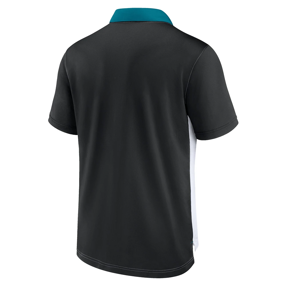 Polo piqué Nike Jacksonville Jaguars Rewind blanc/noir pour homme