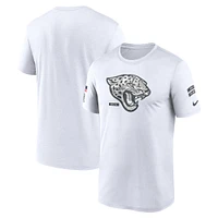 Men's Nike White Jacksonville Jaguars 2024 Salute To Service Legend Performance T-Shirt