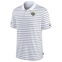 Men's Nike White Jacksonville Jaguars Sideline Lock Up Victory Performance Polo