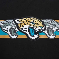 T-shirt rétro Striper Pro Standard noir pour hommes des Jacksonville Jaguars