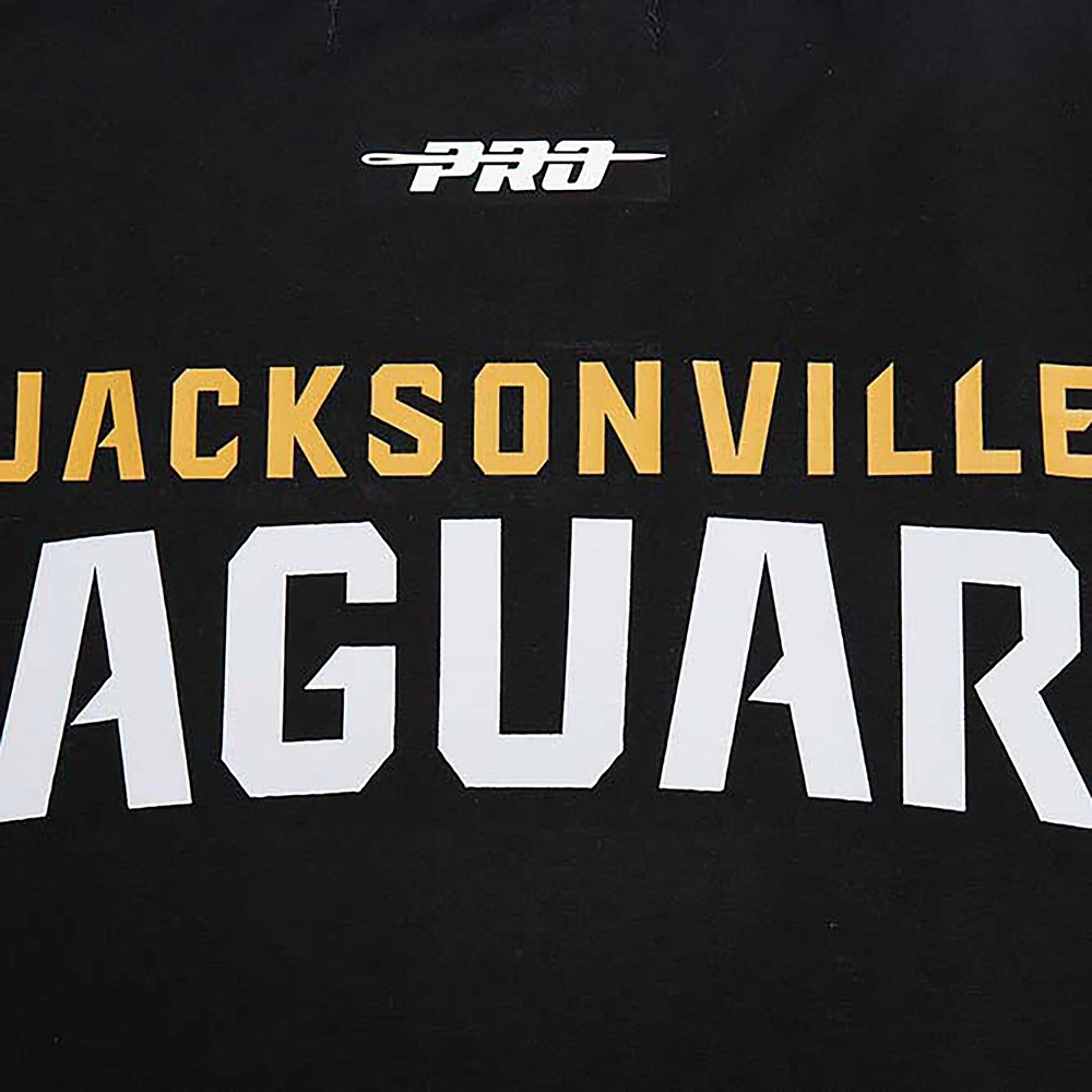 T-shirt rétro Striper Pro Standard noir pour hommes des Jacksonville Jaguars